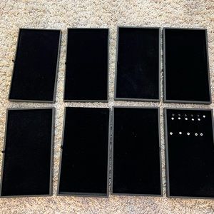 🖤 Black Velvet Stackable Trays - 7 available at $7 each.
